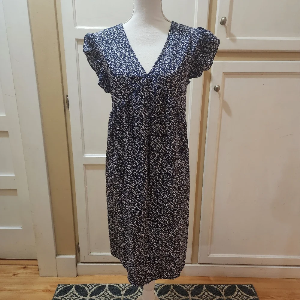RANLEGE Women's Ditsy Floral Tunic Dress NWOT - Picture 5 of 13